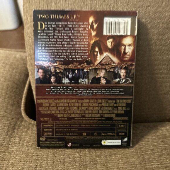 The DaVinci Code DVD Movie 2006 Special Edition 2 Disc Wide Screen New Sealed - Picture 6 of 7